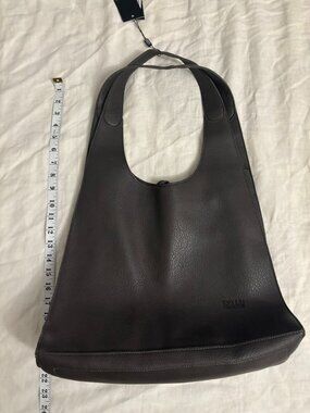 NWT Grey leather Coveri Collection 3 in one handbag from Italy.